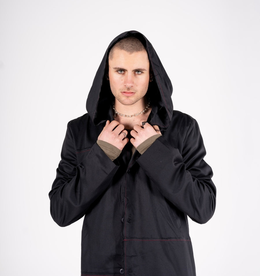 BONEY : HOODED LOOSE STYLE JACKET