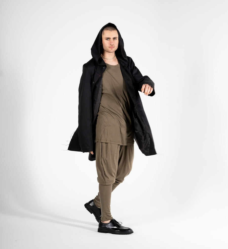 BONEY : HOODED LOOSE STYLE JACKET