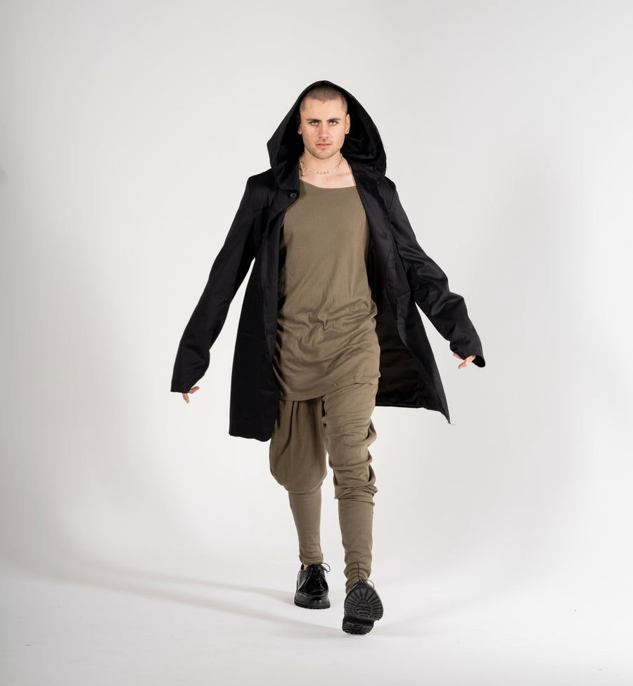 BONEY : HOODED LOOSE STYLE JACKET