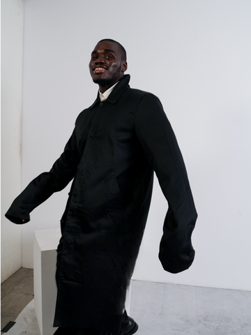 MILES : FLY FRONT JACKET / BLACK