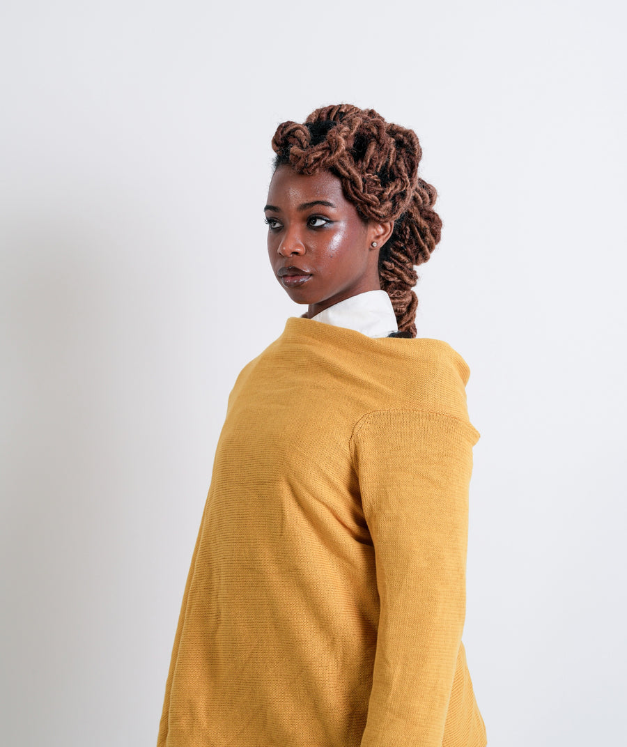 K / SHAWL WRAP / YELLOW
