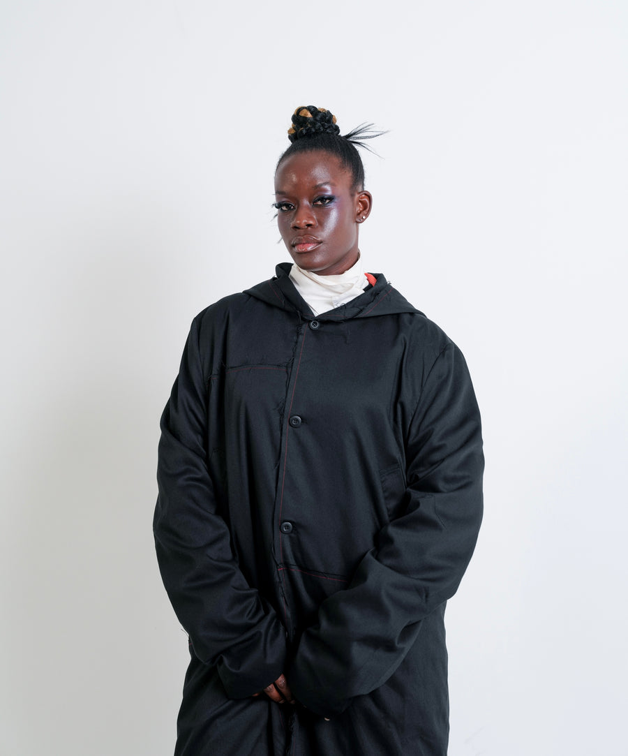 BONEY : HOODED LOOSE STYLE JACKET