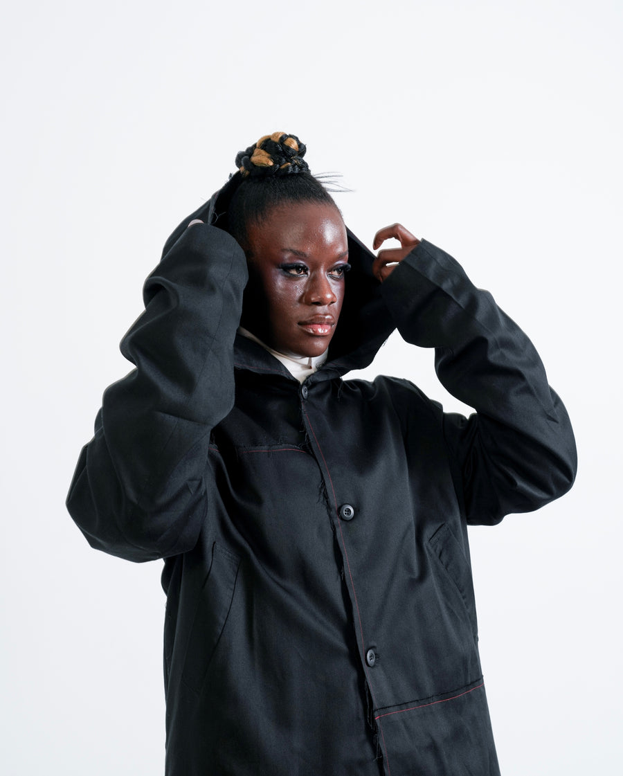 BONEY : HOODED LOOSE STYLE JACKET