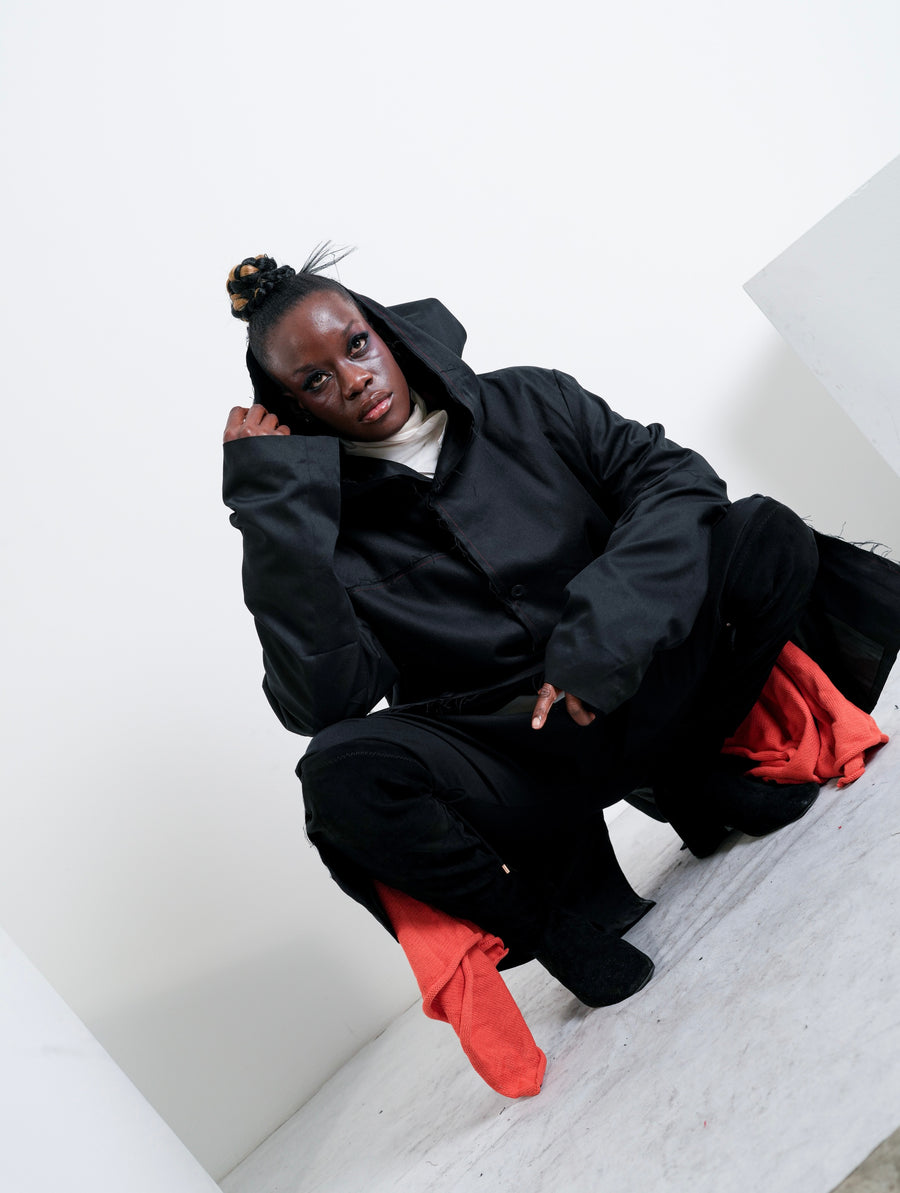 BONEY : HOODED LOOSE STYLE JACKET
