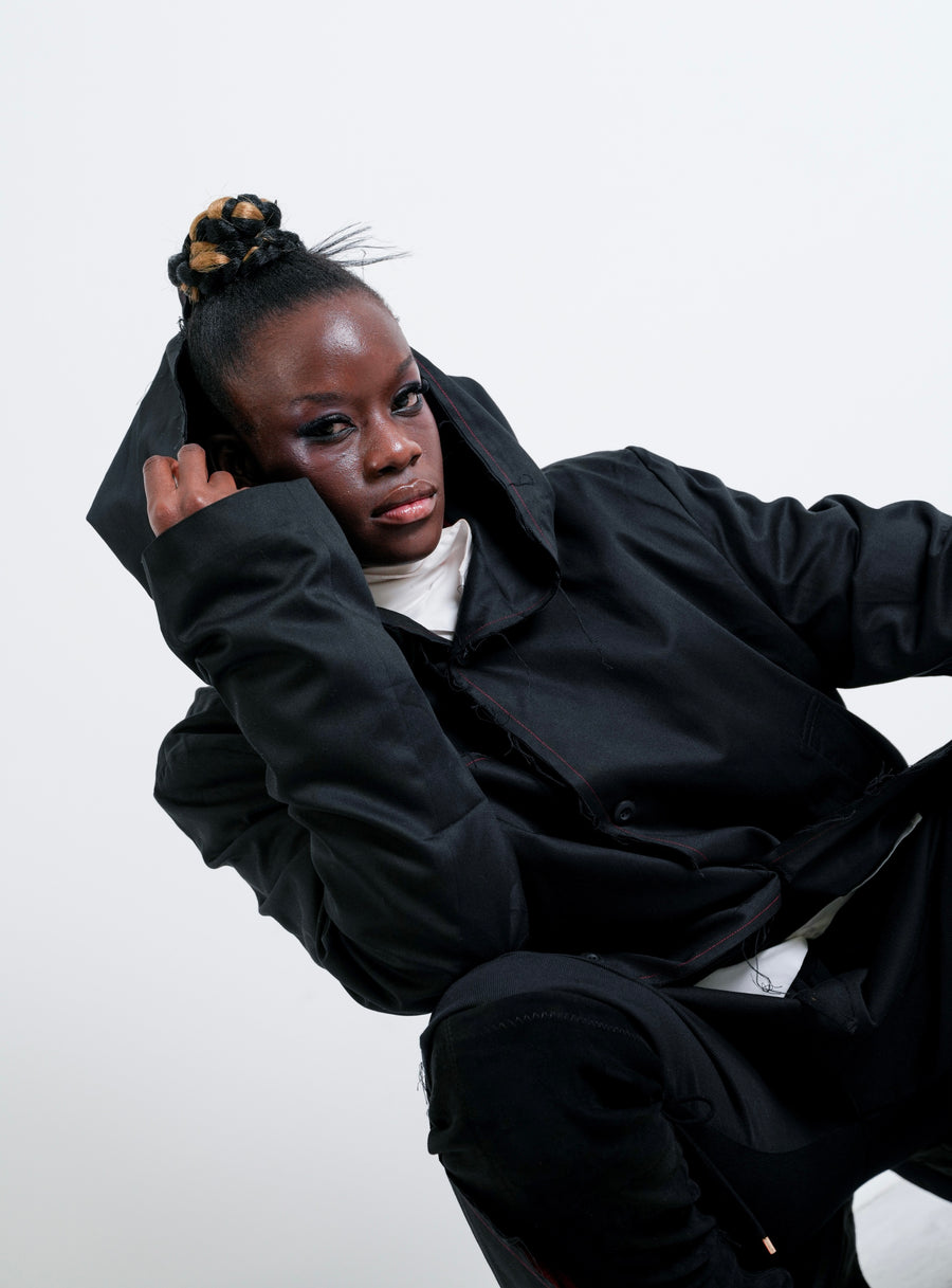BONEY : HOODED LOOSE STYLE JACKET