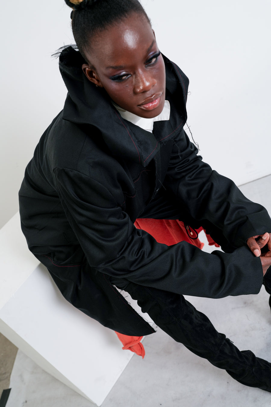 BONEY : HOODED LOOSE STYLE JACKET
