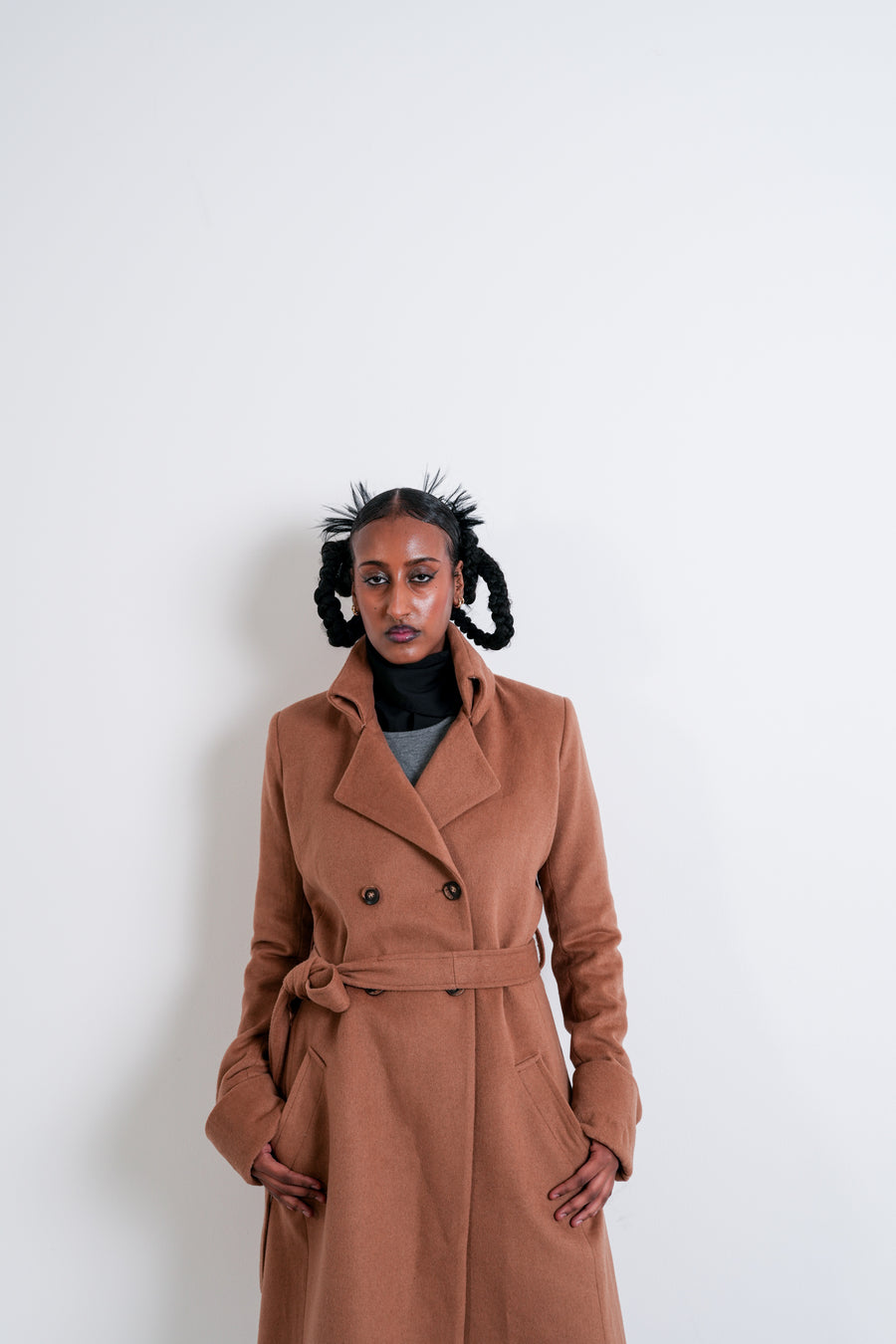 GRACE : LONG COAT / CAMEL