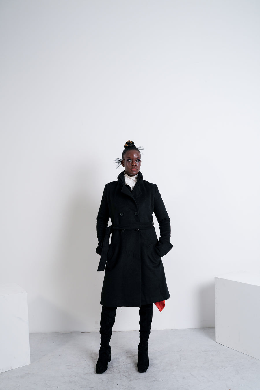 GRACE : LONG COAT / BLACK
